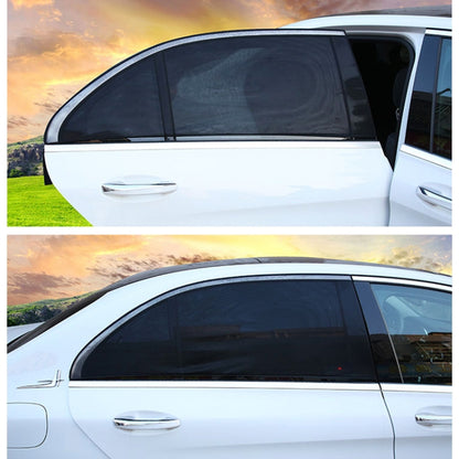 2 PCS Car Rear Window Net Yarn Sunscreen Insulation Window Sunshade Cover, Size: 113*50cm, Size: 122*70cm