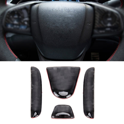 4 in 1 Steering Wheel H Logo Trim Decal Sticker for Honda Civic 10th Gen 2016-2019, H Logo Trim
