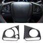 2 in 1 Carbon Fiber Steering Wheel Button Trim Interior DIY Sticker for Honda Civic 10th Gen 2016-2019(Deluxe), Wheel Button Trim