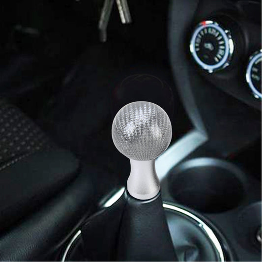 Universal Car Gear Shift Knob Modified Car Gear Shift Knob Auto Transmission Shift Lever Knob Carbon Lead Gear Knobs  with Three Rubber Covers, Carbon Lead Gear Knobs
