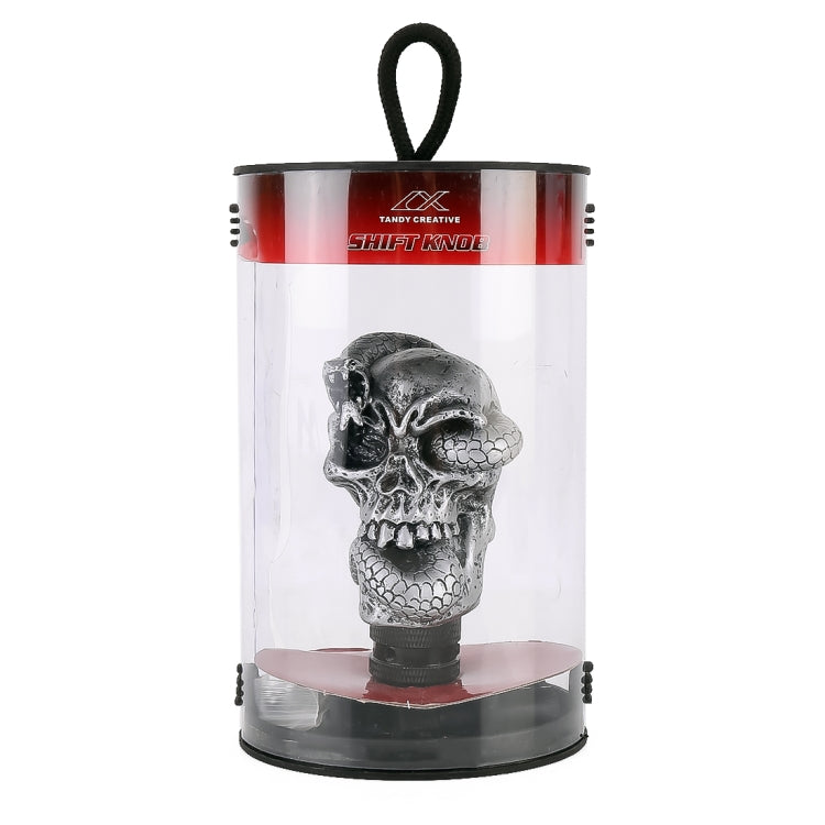 LX Tandy Creative Universal Car Snake Ghost Shaped  Shifter Cover Manual Automatic Gear Shift Knob, Snake Ghost Shaped
