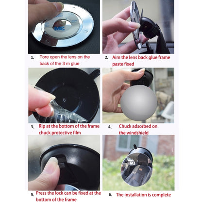 Car Auto 360 Degree Adjustable Baby View Mirror Rear Baby Safety Convex Mirror, Diameter: 85mm, 85mm
