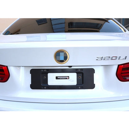 2 PCS Car Logo Decorative Circle Steering Wheel Decoration Ring Sticker Logo Car Styling Modification Car Front Logo Ring Decoration Rear Cover Trim Hood Emblem Rings for BMW 5 Series, For BMW 5 Series