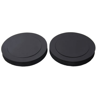 2 PCS Car Sound Insulation Speaker Soundproof Cotton with Self Adhesive Car Sound Insulation Cotton, Outer Diameter : 19.5 cm, Inner Diameter: 14.3 cm, Car Speaker Soundproof Cotton