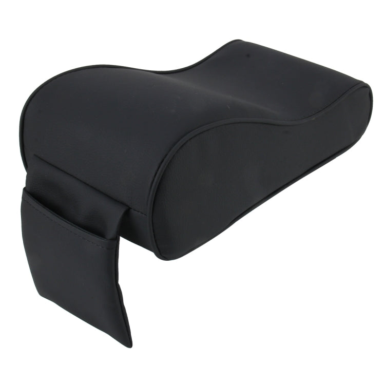 Universal Car PU Leather and Memory Foam Wrapped  Armrest Box Breathable Car Armrest Box Mat with Phone Holder Storage Bag, without Card Slot (Black Red), without Card Slot (Black ), without Card Slot (Khaki), without Card Slot (Brown)