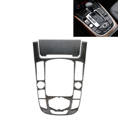 2 PCS Car Carbon Fiber Gear Panel Decorative Sticker for Audi A4L / A5 / Q5 2009-2016