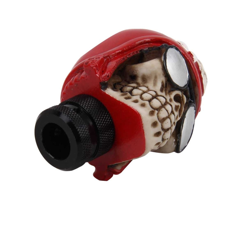 Glasses Skull Shaped Universal Vehicle Car Shifter Cover Manual Automatic Gear Shift Knob, Skull Head Shape 12
