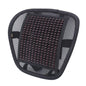 Universal Summer Ice Silk Mesh Breathable Cool Massage Waist Mat with Maple Wooden Bead for Car Family Office, CMS9127A, CMS9127B, CMS9127C, CMS9127D, CMS9127E