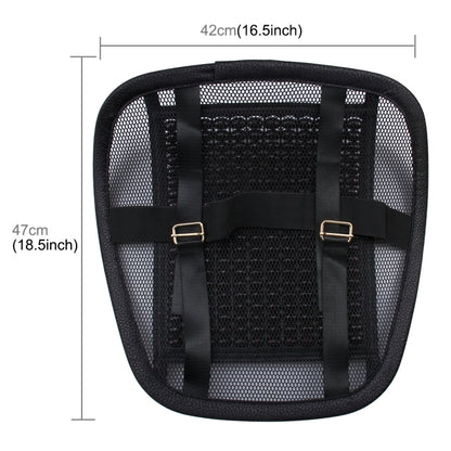 Universal Summer Ice Silk Mesh Breathable Cool Massage Waist Mat with Maple Wooden Bead for Car Family Office, CMS9127A, CMS9127B, CMS9127C, CMS9127D, CMS9127E