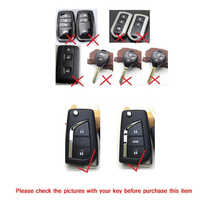 TPU One-piece Electroplating Opening Full Coverage Car Key Case with Key Ring for TOYOTA YARIS L / COROLLA / YARIS L / CAMRY / VIOS / HIGHLANDER, Pink