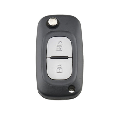 For RENAULT Clio / Megane / Kangoo / Modus Car Keys Replacement 2 Buttons Car Key Case with Foldable Key Blade, For RENAULT Clio 2 Buttons