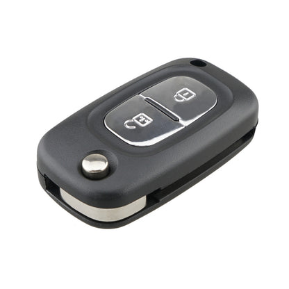 For RENAULT Clio / Megane / Kangoo / Modus Car Keys Replacement 2 Buttons Car Key Case with Foldable Key Blade, For RENAULT Clio 2 Buttons