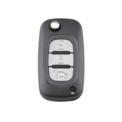 For RENAULT Clio / Megane / Kangoo / Modus Car Keys Replacement 3 Buttons Car Key Case with Foldable Key Blade, For RENAULT Clio 3 Buttons