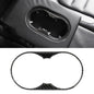 Car Carbon Fiber Rear Armrest Water Cup Holder Panel Decorative Sticker for Volkswagen Touareg, Rear Armrest Water Cup Holder