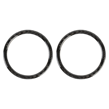2 PCS Car Carbon Fiber Instrument Panel Air Outlet Decorative Sticker for Volkswagen Touareg, Instrument Panel Air Outlet