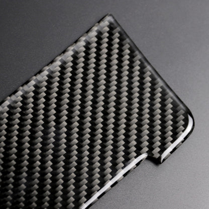 Car Carbon Fiber Storage Cigarette Lighter Panel Decorative Sticker for Audi 2010-2018 Q5 / 2009-2016 A4L / 2009-2016 A5
