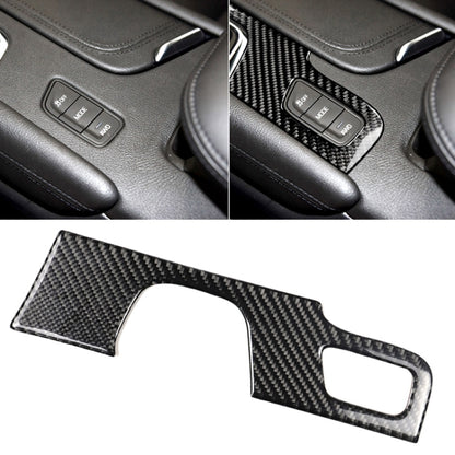 Car Carbon Fiber Gear Position Panel Decorative Sticker for Cadillac XT5 2016-2017, Left Drive, Gear Position