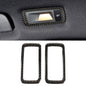 2 PCS Carbon Fiber Car Rear Dome Light Panel Decorative Sticker for Porsche Macan, Rear Dome Light