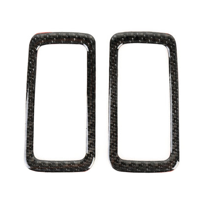 2 PCS Carbon Fiber Car Rear Dome Light Panel Decorative Sticker for Porsche Macan, Rear Dome Light