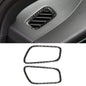 2 PCS Carbon Fiber Car Left and Right Air Outlet Panel Decorative Sticker for Porsche Macan, Left and Right Air Outlet