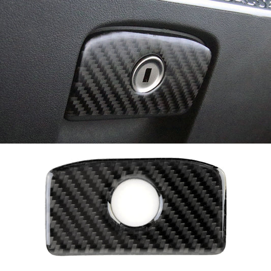 Carbon Fiber Car Storage Box Decorative Sticker for Jaguar F-PACE, Storage Box