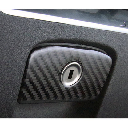 Carbon Fiber Car Storage Box Decorative Sticker for Jaguar F-PACE, Storage Box