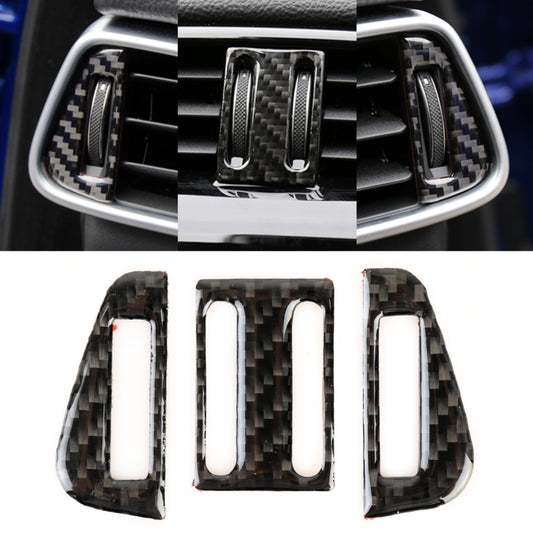Carbon Fiber Car Air Outlet Decorative Sticker for Jaguar F-PACE, Air Outlet