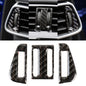 Carbon Fiber Car Air Outlet Decorative Sticker for Jaguar F-PACE, Air Outlet