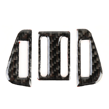 Carbon Fiber Car Air Outlet Decorative Sticker for Jaguar F-PACE, Air Outlet