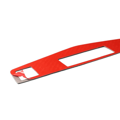 Car Carbon Fiber Center Console Panel Decorative Sticker for Mercedes-Benz W204 C Class 2007-2010, Center Console Panel