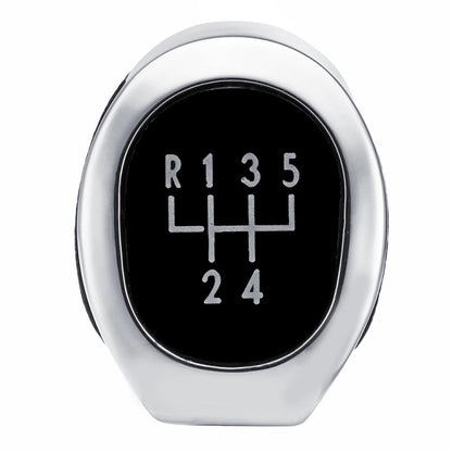 Car 5-speed Matte Silver Gear Shift Lever Knob for BMW