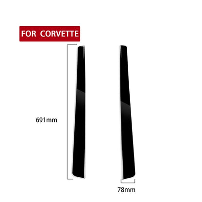 For Chevrolet Corvette C5 1998-2004 Car Threshold Decorative Sticker, Left Drive, Threshold