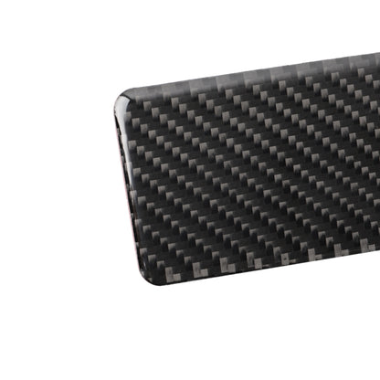 Car Carbon Fiber Rear Seat Ashtray Panel Decorative Sticker for Infiniti Q50 / Q60 2014-2020, Rear Seat Ashtray Panel