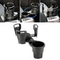 Multi-functional Car Auto Universal Carbon Fiber Texture Cup Holder Drink Holder, Carbon Fiber Texture