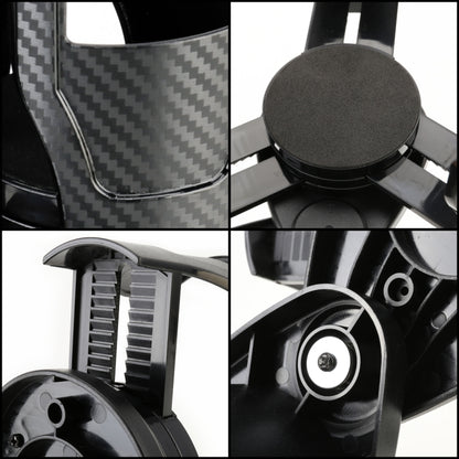 Multi-functional Car Auto Universal Carbon Fiber Texture Cup Holder Drink Holder, Carbon Fiber Texture