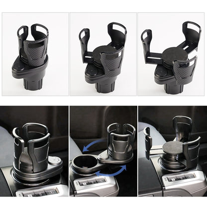 Multi-functional Car Auto Universal Carbon Fiber Texture Cup Holder Drink Holder, Carbon Fiber Texture