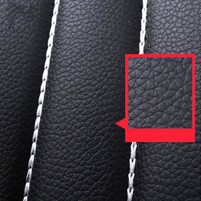 4 in 1 Universal PU Leather Four Seasons Anti-Slippery Front Seat Cover Cushion Mat Set for 2 Seat Car