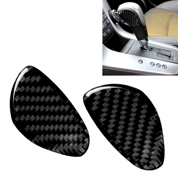 Car Carbon Fiber Center Control Gear Shift Panel Decorative Sticker for Chevrolet Cruze 2009-2015, Left and Right Drive Universal, Gear Shift Panel