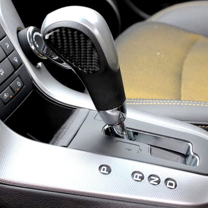 Car Carbon Fiber Center Control Gear Shift Panel Decorative Sticker for Chevrolet Cruze 2009-2015, Left and Right Drive Universal, Gear Shift Panel