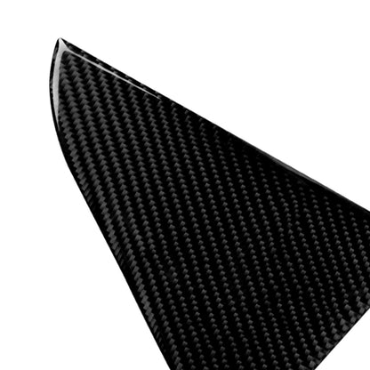 Car Carbon Fiber Rear Triangle Glass Decorative Sticker for Chevrolet Cruze 2009-2015, Left and Right Drive Universal, Rear Triangle Glass