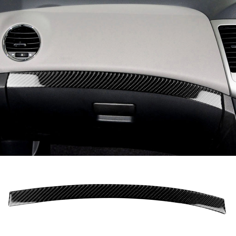 Car Carbon Fiber Dashboard Decorative Stripe for Chevrolet Cruze 2009-2015, Right Drive, Dashboard (RH)