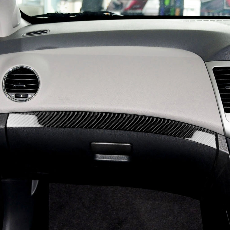 Car Carbon Fiber Dashboard Decorative Stripe for Chevrolet Cruze 2009-2015, Right Drive, Dashboard (RH)