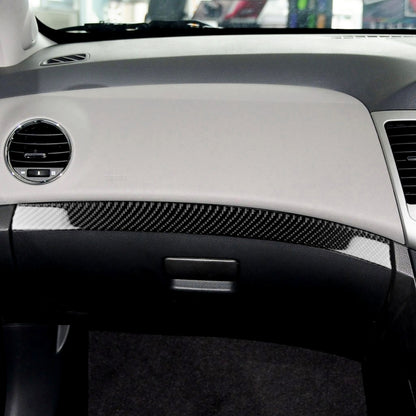 Car Carbon Fiber Dashboard Decorative Stripe for Chevrolet Cruze 2009-2015, Right Drive, Dashboard (RH)