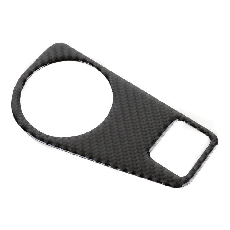 Car Carbon Fiber Headlight Switch Panel Decorative Sticker for Volkswagen Tiguan L, High Configuration, Headlight Switch, High Configuration
