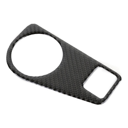 Car Carbon Fiber Headlight Switch Panel Decorative Sticker for Volkswagen Tiguan L, High Configuration, Headlight Switch, High Configuration