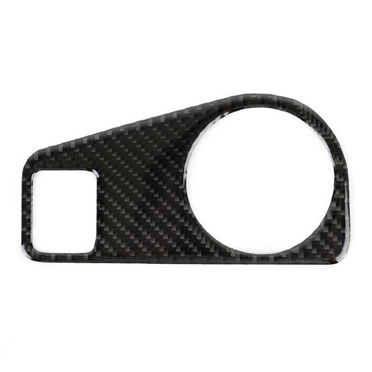 Car Carbon Fiber Headlight Switch Panel Decorative Sticker for Volkswagen Tiguan L, High Configuration, Headlight Switch, High Configuration