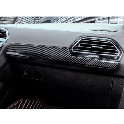 Car Carbon Fiber Dashboard Decorative Strip for Volkswagen Tiguan L, Dashboard