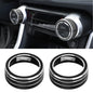 2 PCS Car Aluminum Alloy Air Conditioner Knob Case for Toyota RAV4 / Wildlander, For Toyota RAV4 / Wildlander (Black), For Toyota RAV4 / Wildlander (Blue), For Toyota RAV4 / Wildlander (Red)