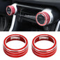 2 PCS Car Aluminum Alloy Air Conditioner Knob Case for Toyota RAV4 / Wildlander, For Toyota RAV4 / Wildlander (Black), For Toyota RAV4 / Wildlander (Blue), For Toyota RAV4 / Wildlander (Red)