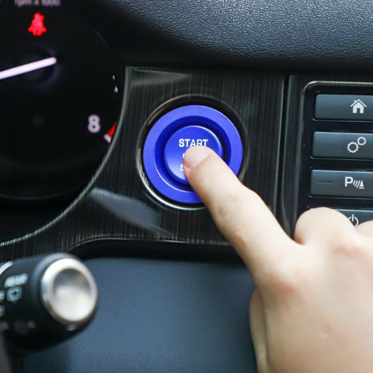 Car Engine Start Key Push Button Ring Trim Metal Sticker Decoration for Land Rover/Jaguar, For Land Rover/Jaguar